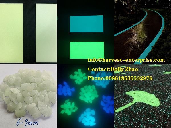 Photoluminescent टाइल का प्रदर्शन
